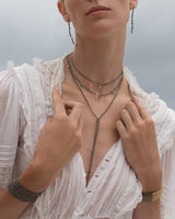 N° 815 EARRING | RUTHENIUM LUREX GOLD - Marie Laure Chamorel