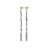 N° 815 EARRING | RUTHENIUM LUREX GOLD - Marie Laure Chamorel