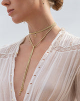 N° 826 LARIAT NECKLACE | GOLD - Marie Laure Chamorel