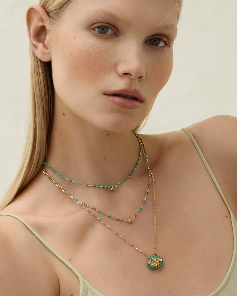 N° 955 COLLIER | GOLD GREEN