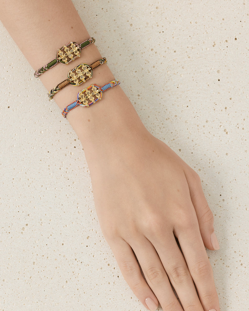 N° 906 BRACELET | GOLD CARAMEL BROWN