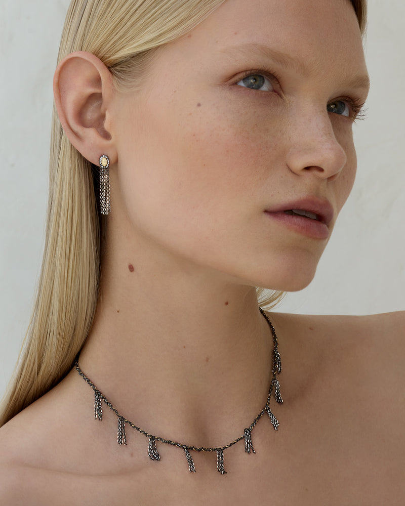 N° 936 EARRING | RUTHENIUM