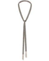 1L006 LONG COLLIER | ANTIQUE SILVER