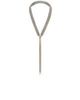 1L007 LONG COLLIER | ANTIQUE SILVER