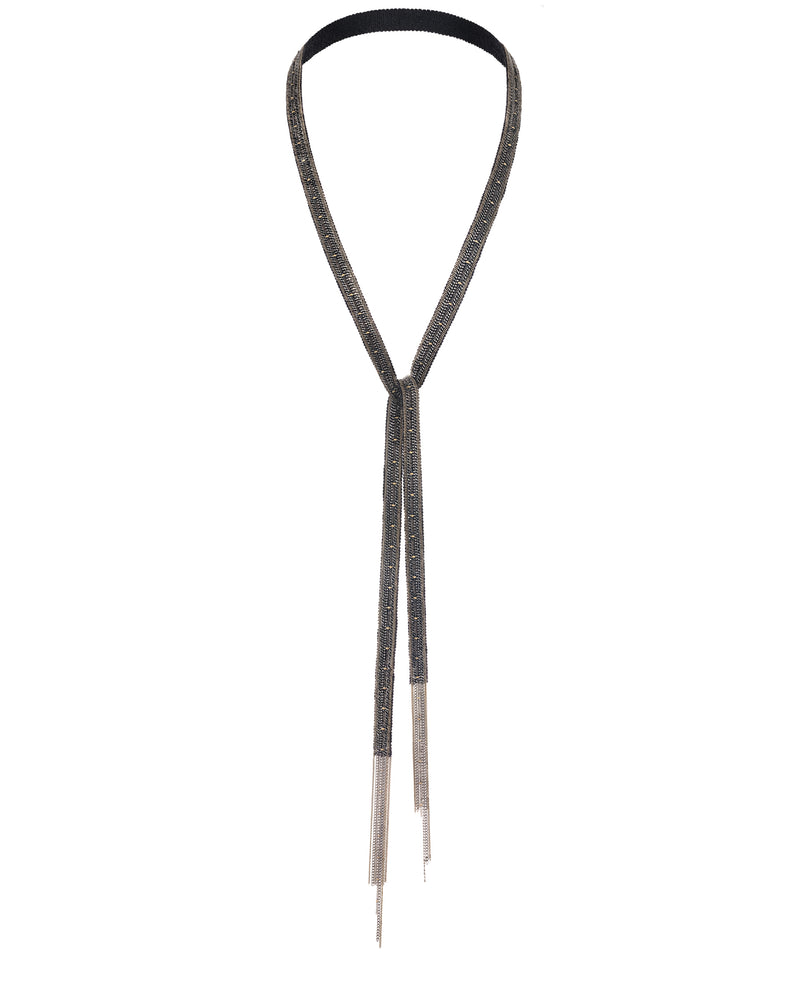 1L014 LONG COLLIER | BLACK RUTHENIUM