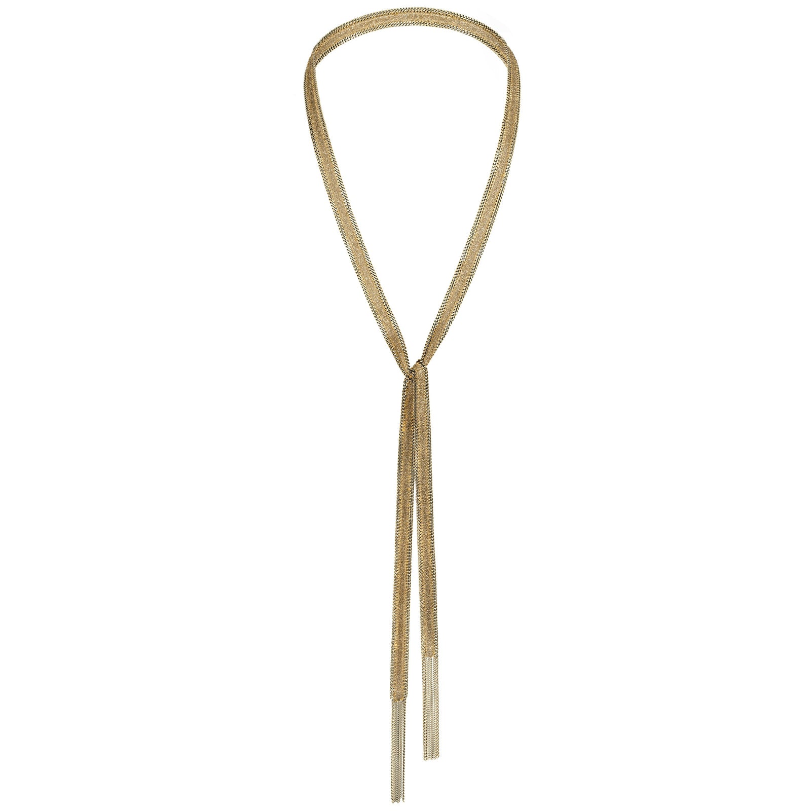 1D005 LARIAT NECKLACE | GOLD – Marie Laure Chamorel