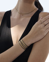 1D006 DOUBLE WRAP BRACELET | GOLD - Marie Laure Chamorel