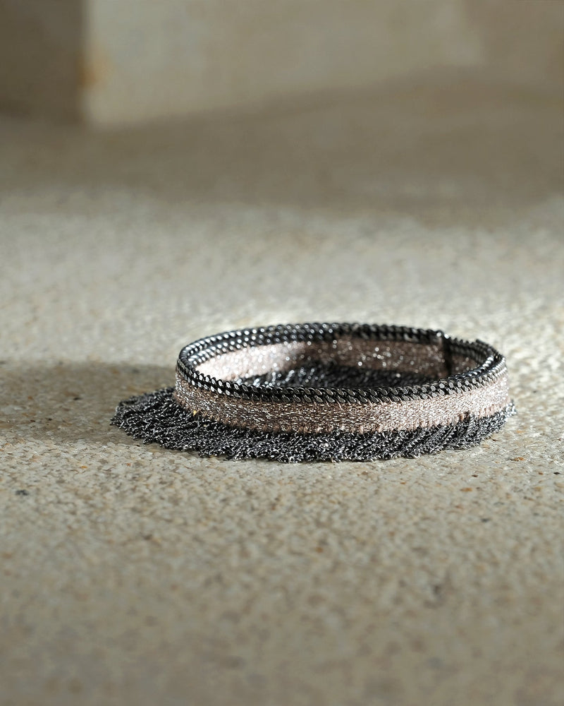 1D007 DOUBLE WRAP BRACELET | TAUPE - Marie Laure Chamorel