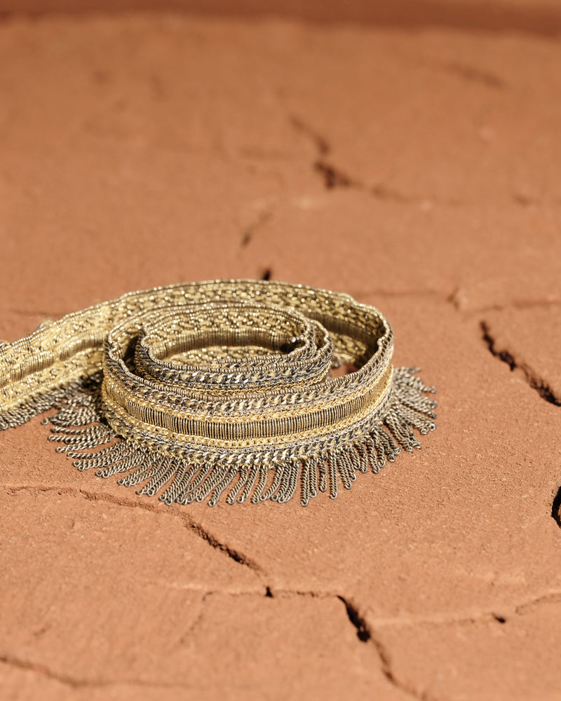 1L009 DOUBLE WRAP BRACELET | ANTIQUE GOLD - Marie Laure Chamorel