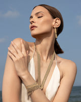 1L009 DOUBLE WRAP BRACELET | ANTIQUE GOLD - Marie Laure Chamorel