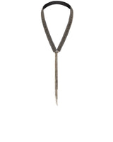 1L011 LONG NECKLACE | BLACK RUTHENIUM - Marie Laure Chamorel