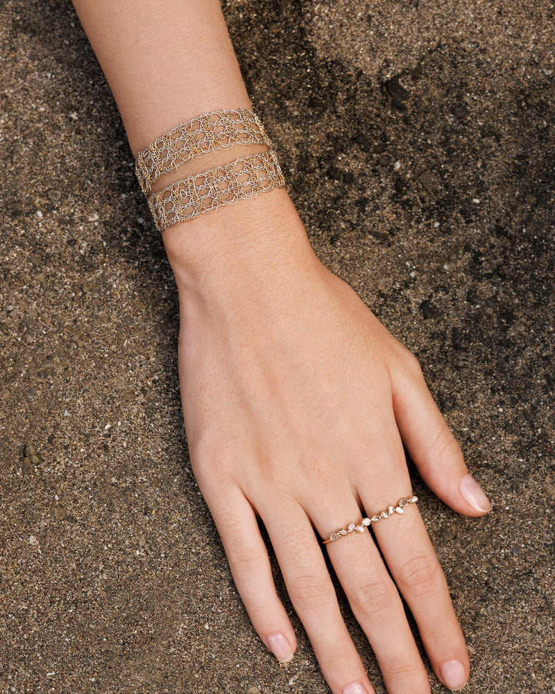 1M007 DOUBLE WRAP BRACELET | GOLD - Marie Laure Chamorel