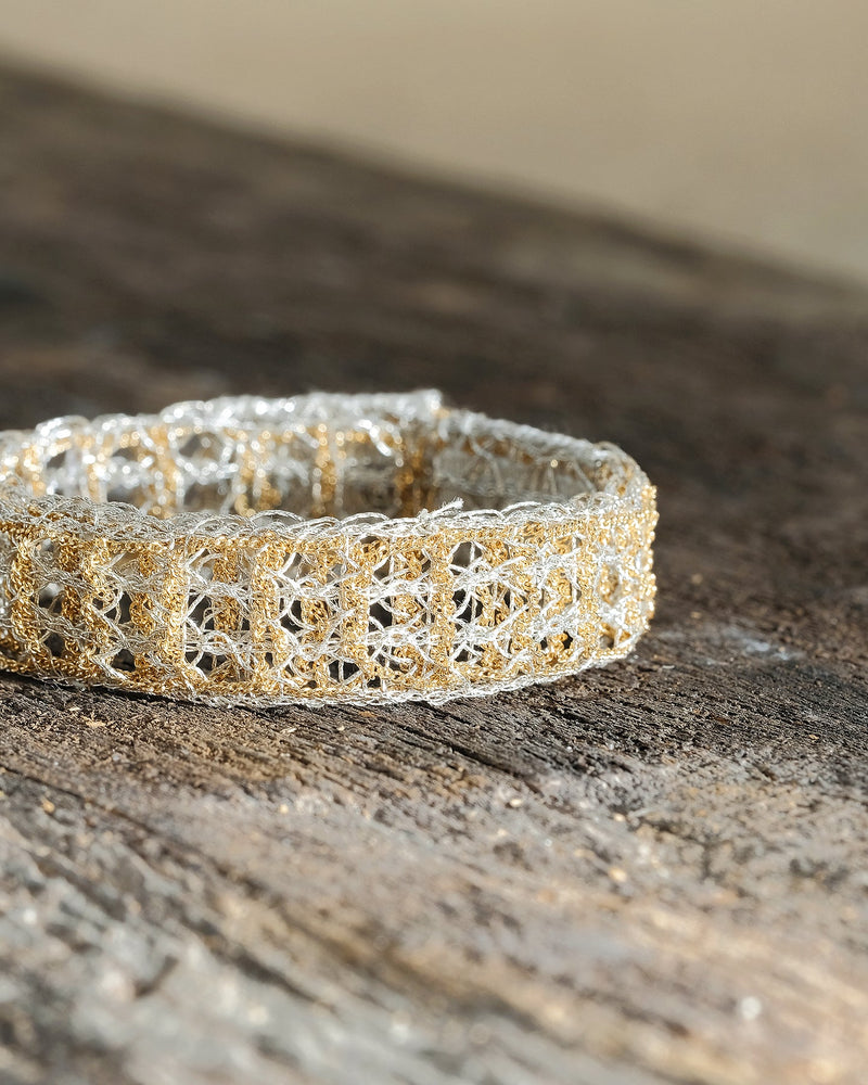 1M007 DOUBLE WRAP BRACELET | GOLD - Marie Laure Chamorel
