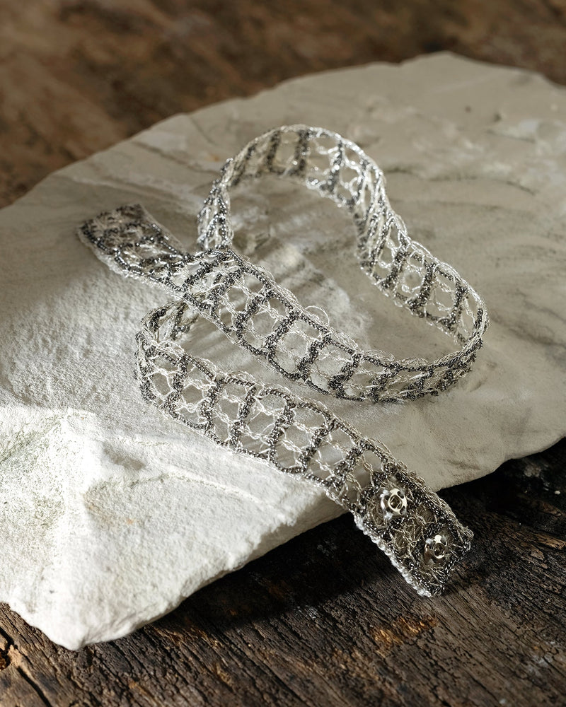 1M007 DOUBLE WRAP BRACELET | RUTHENIUM - Marie Laure Chamorel