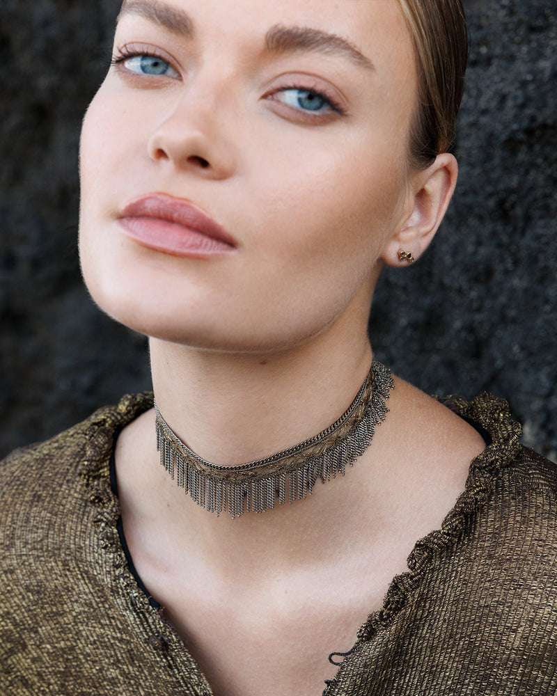 1M010 DOUBLE WRAP BRACELET | ANTIQUE GOLD - Marie Laure Chamorel