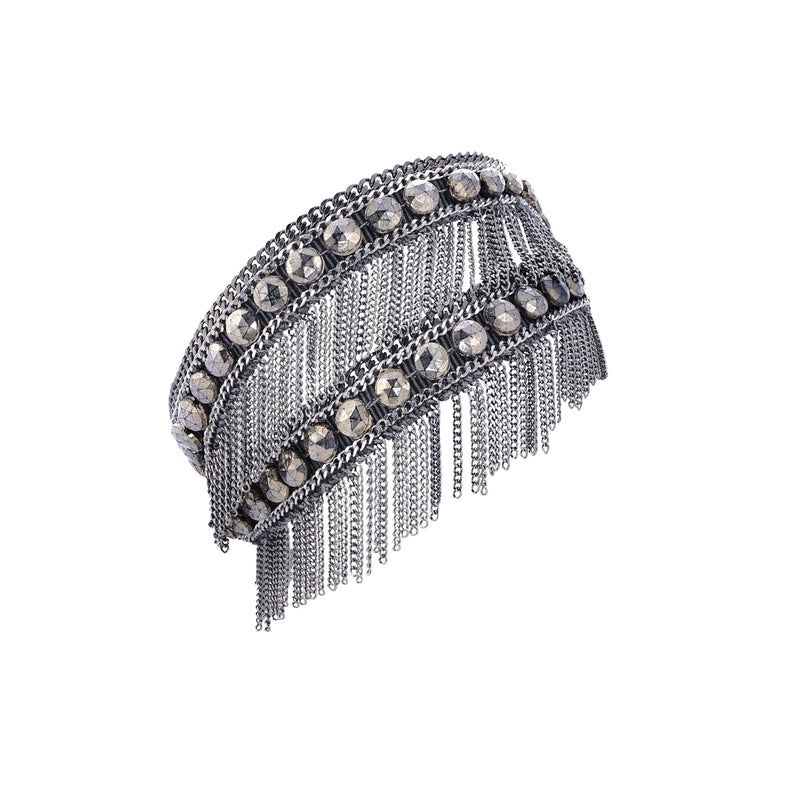 1M014 DOUBLE WRAP BRACELET | GREY - Marie Laure Chamorel