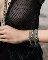 1M014 DOUBLE WRAP BRACELET | KAKI - Marie Laure Chamorel