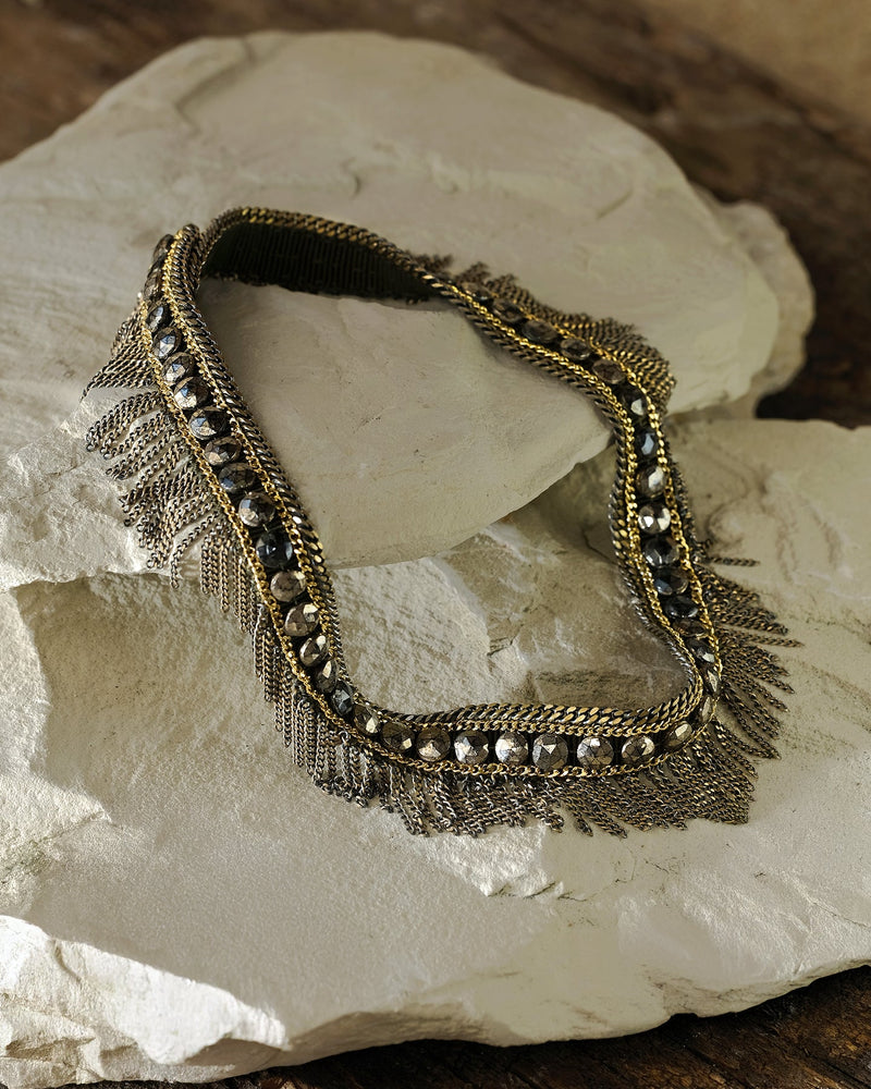 1M014 DOUBLE WRAP BRACELET | KAKI - Marie Laure Chamorel