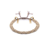 N° 183 BRAIDED BRACELET | GOLD GREY