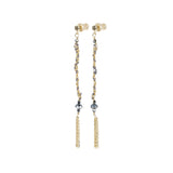 N° 815 BOUCLES D'OREILLES | GOLD GREY