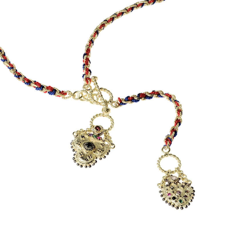 N°837 NECKLACE | NAVY RED