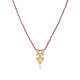 N° 898 COLLIER | GOLD RED NAVY