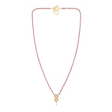 N° 898 NECKLACE | GOLD RED NAVY