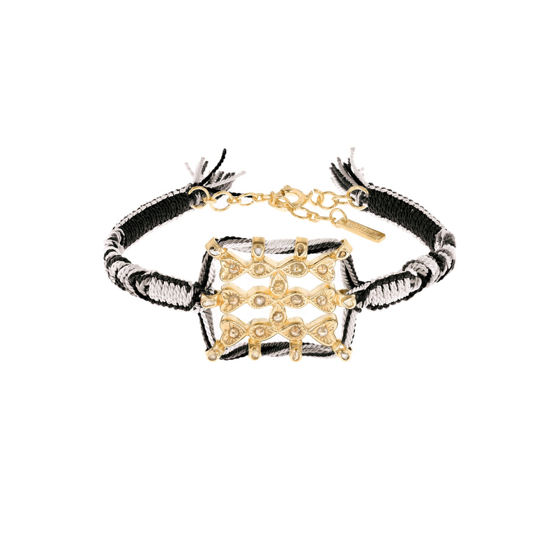 N° 905 BRACELET | GOLD WHITE BLACK