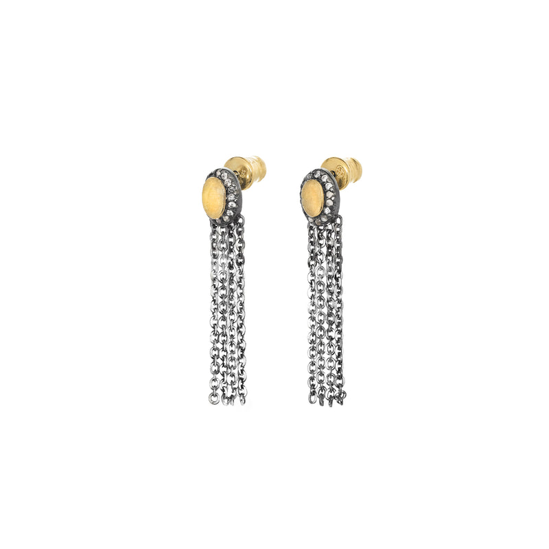 N° 936 EARRING | RUTHENIUM
