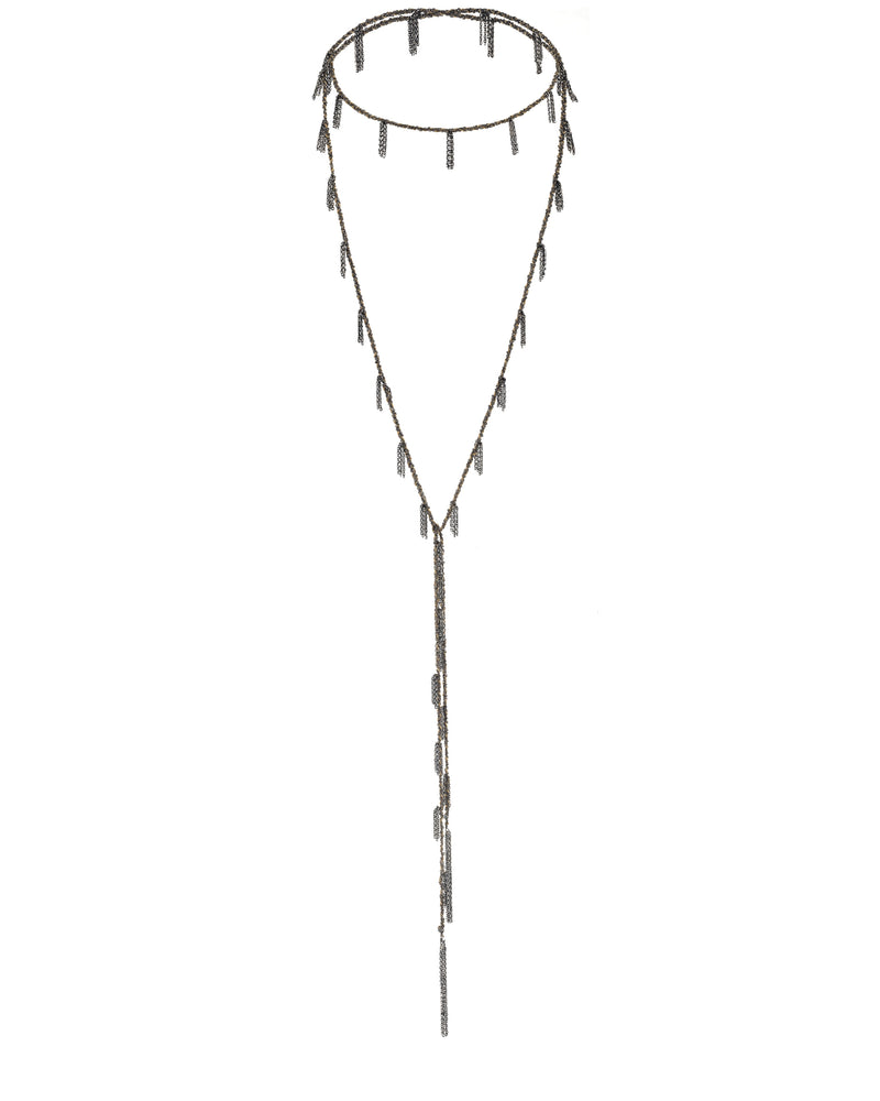 N° 944 COLLIER | RUTHENIUM LUREX GOLD