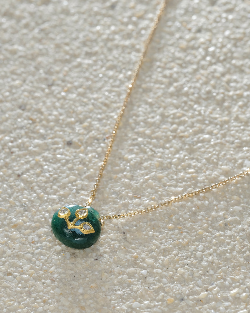 N° 982 NECKLACE | GOLD GREEN