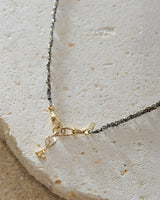 N° 989 NECKLACE | RUTHENIUM LUREX GOLD