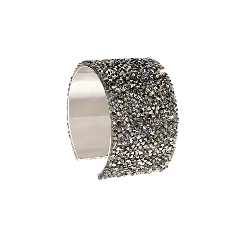 QC038 BIS CUFF BRACELET | METALLIC LIGHT GOLD