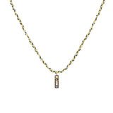 N° 1012 NECKLACE | GOLD NAVY - Marie Laure Chamorel