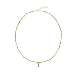 N° 1012 NECKLACE | GOLD NAVY - Marie Laure Chamorel