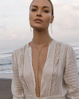 N° 960 MULTI TWIST LARIAT NECKLACE | GOLD - Marie Laure Chamorel