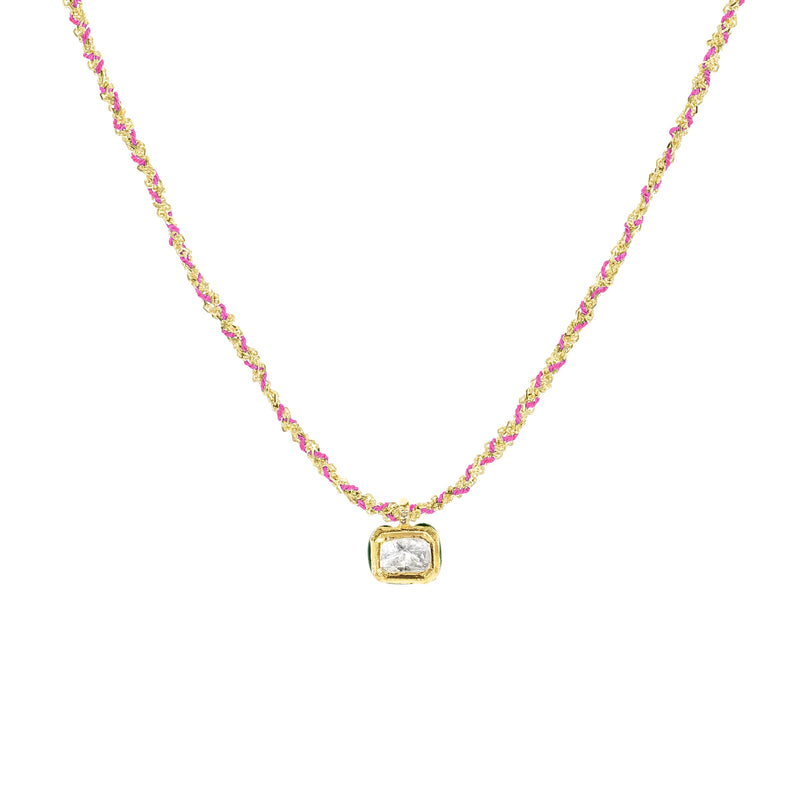 Fancy handmade necklaces for women - Solid silver necklace – Marie