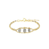 N° 998 BRACELET | GOLD GREY - Marie Laure Chamorel