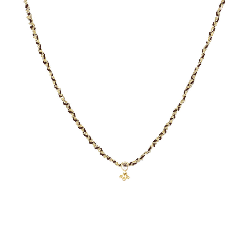 N° 822 NECKLACE | GOLD BROWN - Marie Laure Chamorel