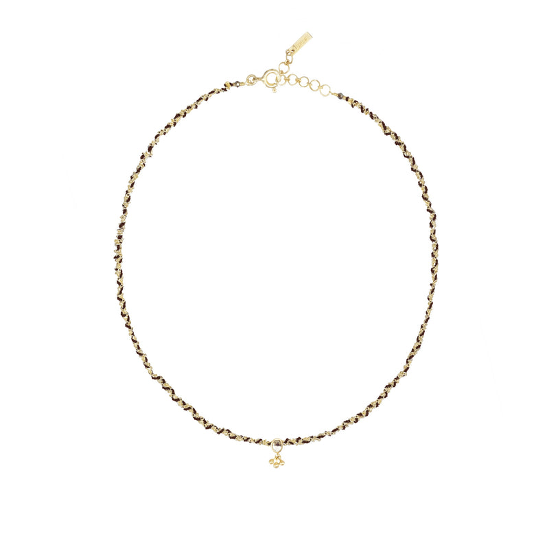 N° 822 NECKLACE | GOLD BROWN - Marie Laure Chamorel