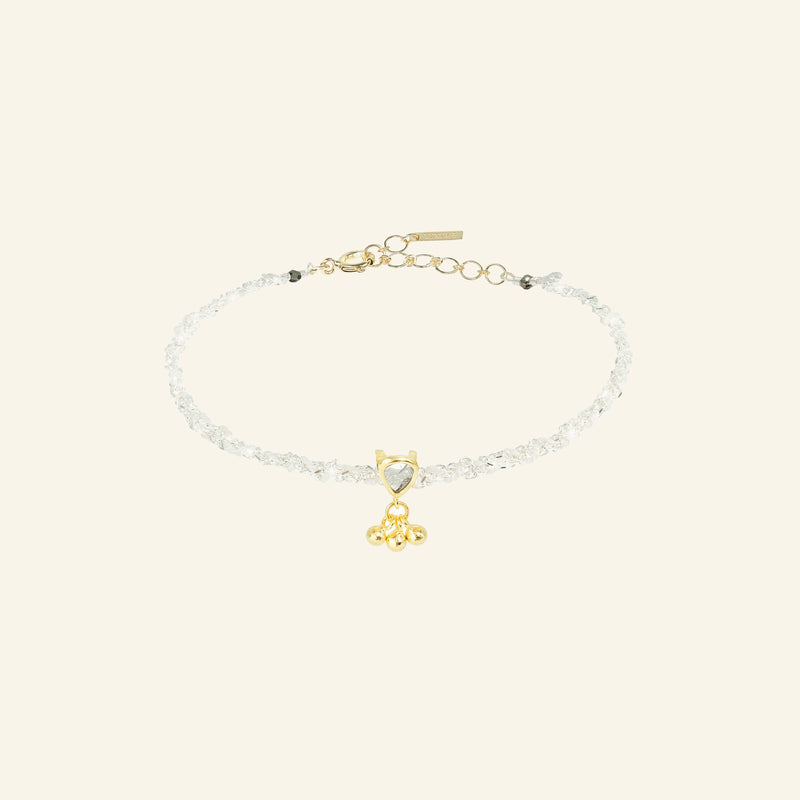 N° 827 BRACELET | WHITE SILVER WHITE - Marie Laure Chamorel