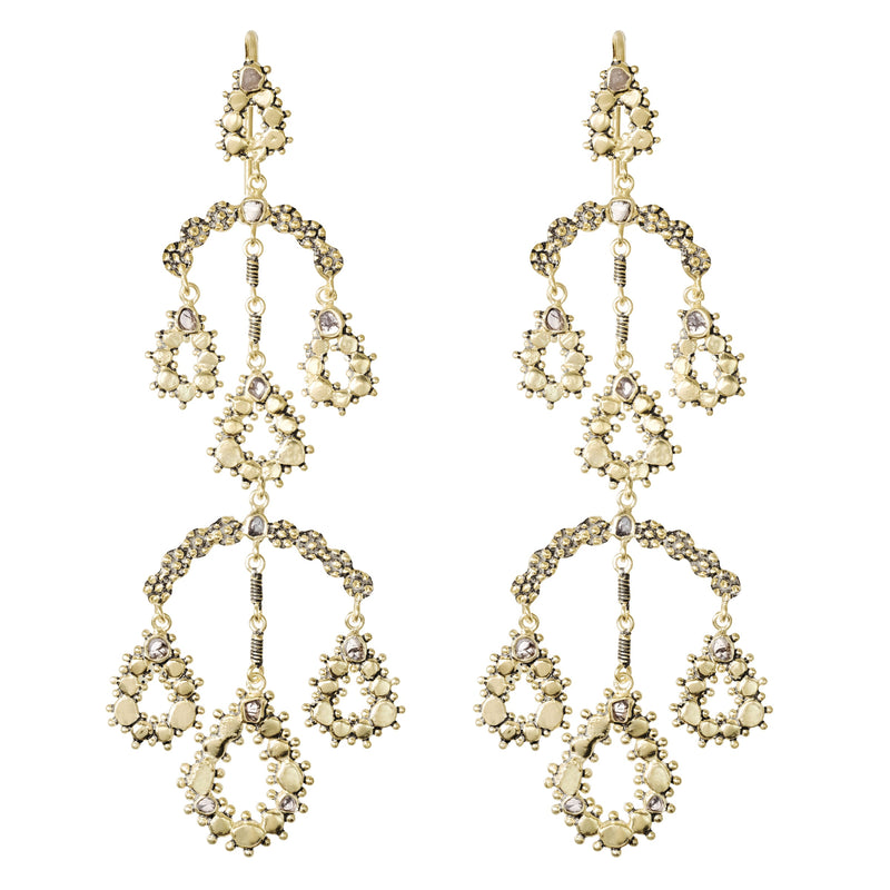 N° 850 EARRING | ANTIQUE GOLD - Marie Laure Chamorel