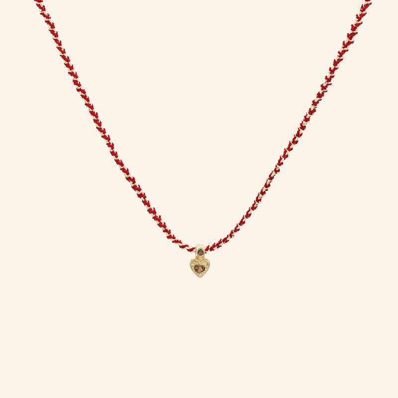 N 900 NECKLACE | GOLD RED Marie Laure Chamorel N 900 NECKLACE | GOLD RED Marie Laure Chamorel