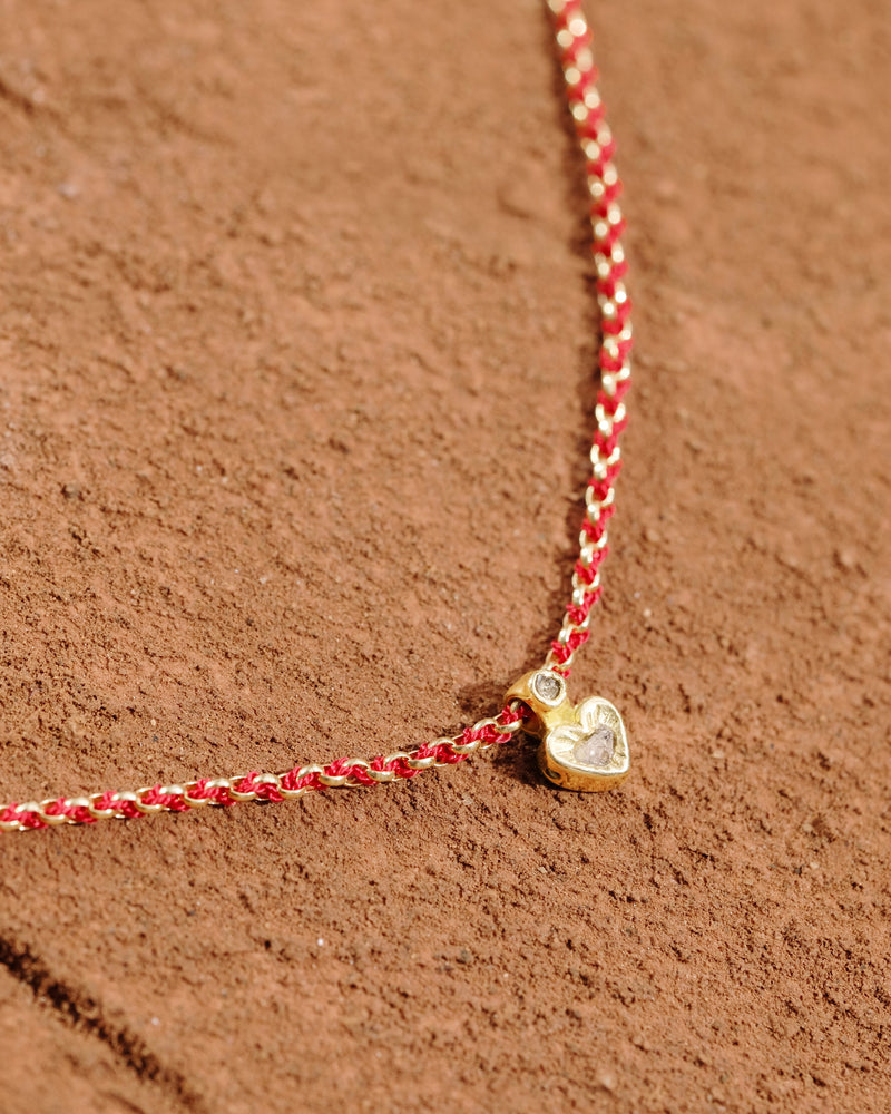 N 900 NECKLACE | GOLD RED Marie Laure Chamorel N 900 NECKLACE | GOLD RED Marie Laure Chamorel
