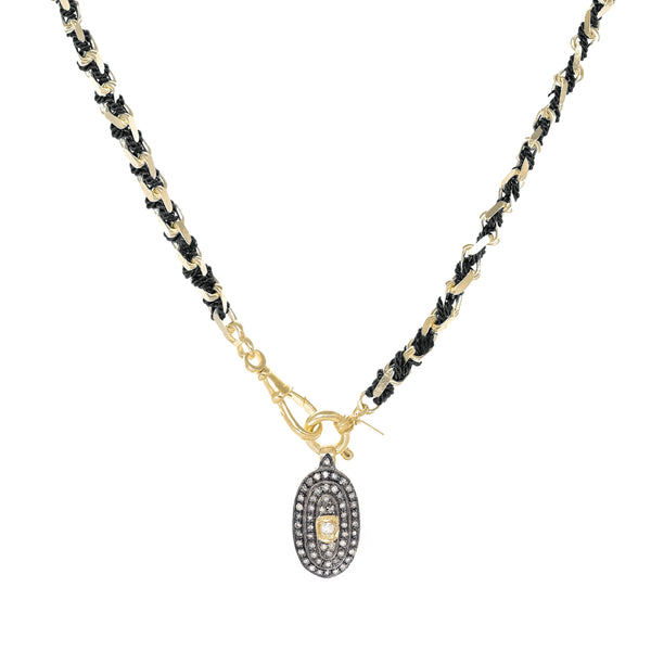N° 951 NECKLACE | GOLD BLACK – Marie Laure Chamorel