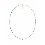 N° 955 NECKLACE | GOLD GREEN - Marie Laure Chamorel
