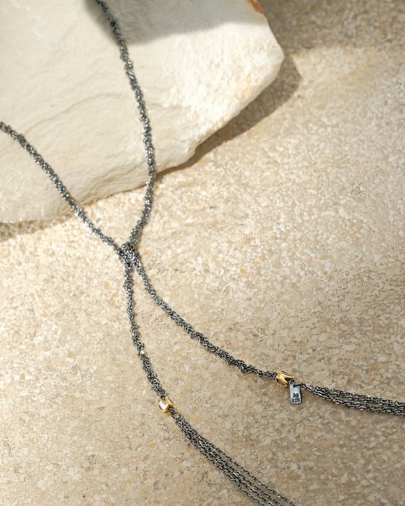 N° 959 NECKLACE | RUTHENIUM - Marie Laure Chamorel