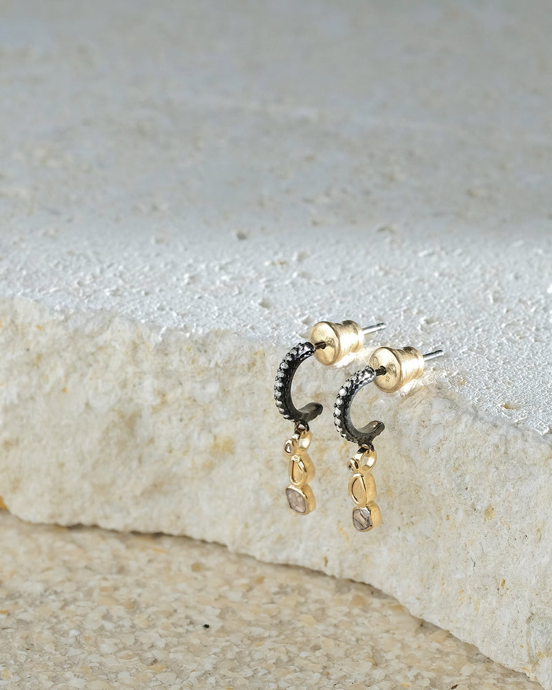N° 964 EARRING | BICOLORE GOLD - Marie Laure Chamorel