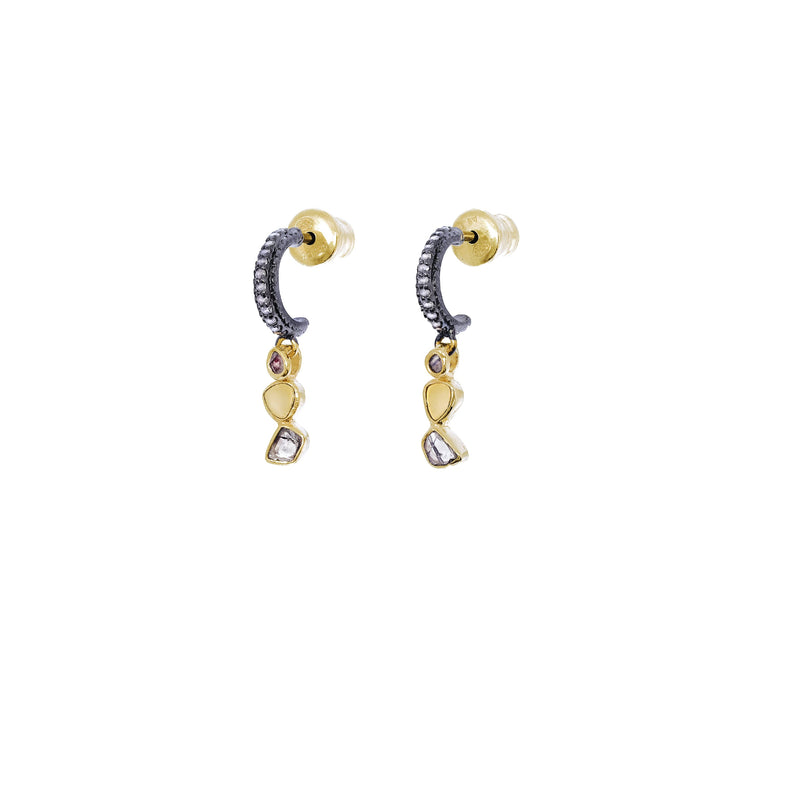 N° 964 EARRING | BICOLORE GOLD - Marie Laure Chamorel