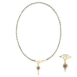 N° 969 NECKLACE | GOLD BLACK - Marie Laure Chamorel